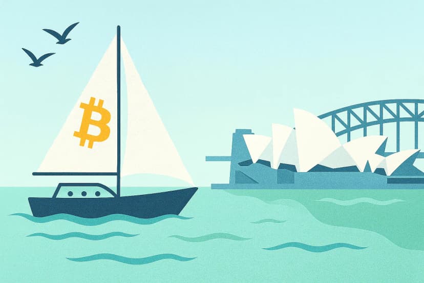 Australia Bitcoin Guide - Sydney Harbour