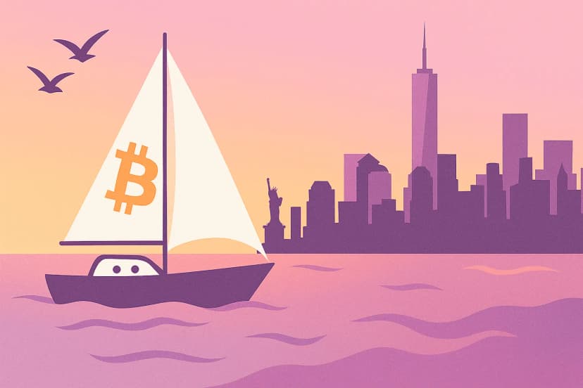 USA Bitcoin Guide - NYC Skyline