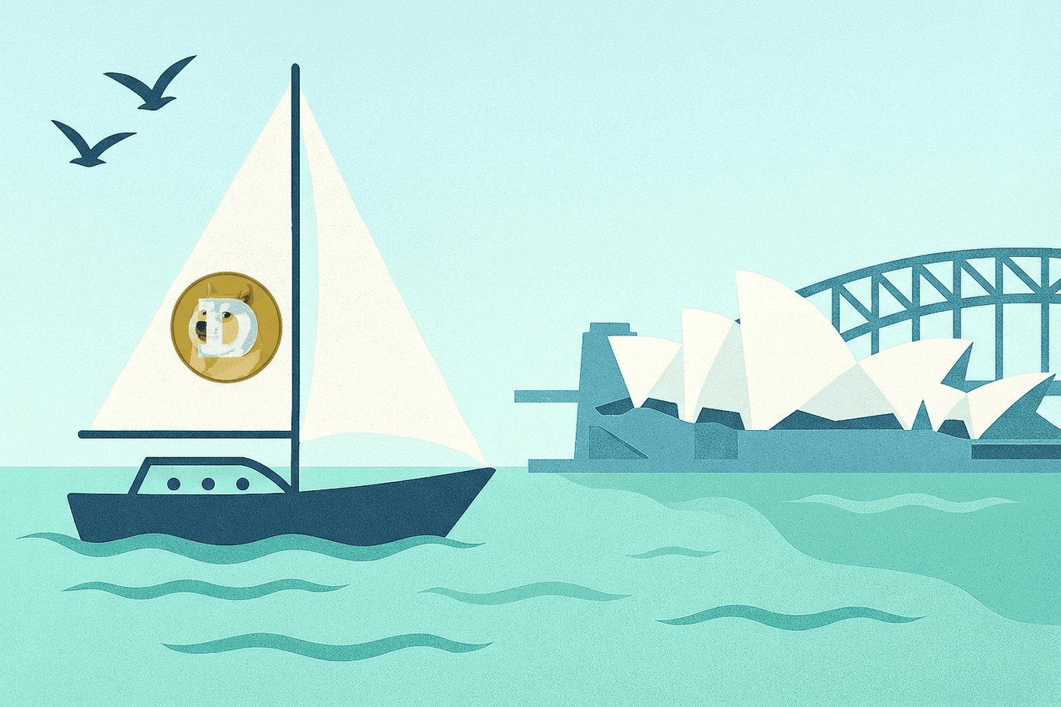 Dogecoin and Australia comparison